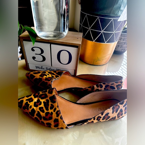 J. Crew Calf-Haired Leopard Flats - Picture 6 of 6